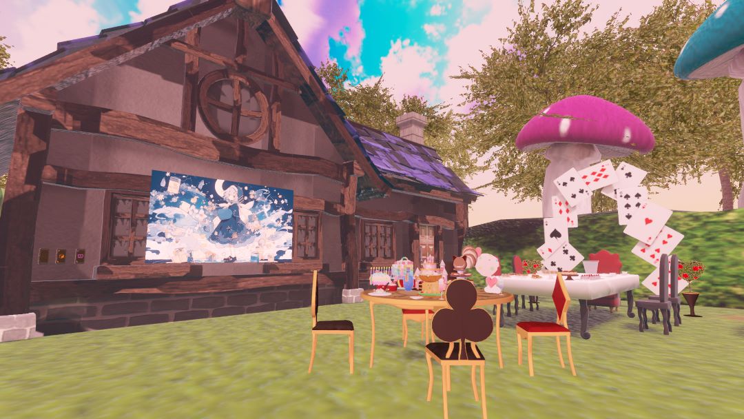 VRChatワールド紹介 Kurono Alice's Tea Party　2